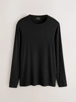 Noir - Lot de 2 t-shirts légers Thermogen à manches longues