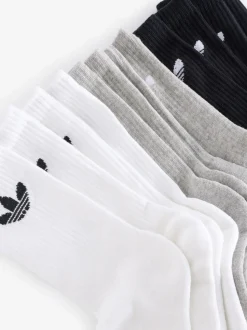 Noir - Lot de chaussettes adidas originals Trefoil Col Rond Chaussettes 6