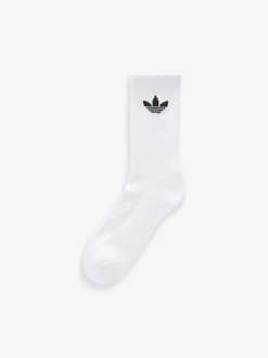 Noir - Lot de chaussettes adidas originals Trefoil Col Rond Chaussettes 6