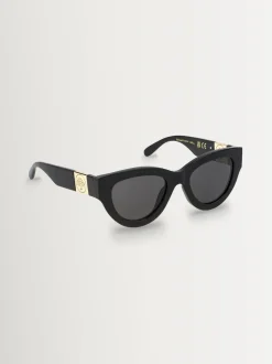 Noir - Lunettes de soleil Mulberry Luna