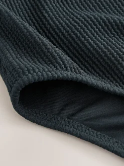 Noir - Maillot de bain Effet froissé (3-16ans)