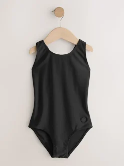 Noir - Maillot de bain Racerback (3-16ans)