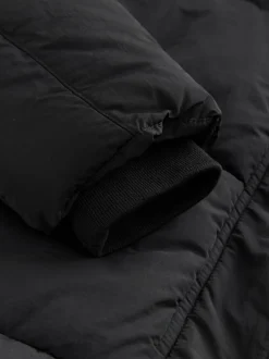 Noir - Manteau long rembourré imperméable