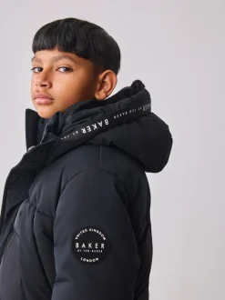 Noir - Manteau matelassé long imperméable Baker by Ted Baker