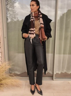 Noir - Manteau N. Premium en entonnoir