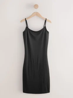 Noir - Microfibre Comfort Slip