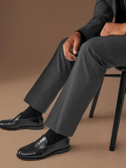 Noir - Mocassins en cuir italien Signature