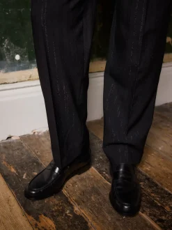 Noir - Mocassins en cuir italien Signature