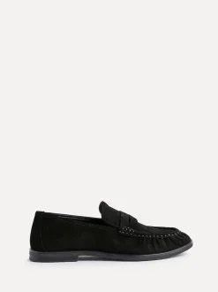 Noir - Mocassins Linzi Belmont froncés en cuir daim