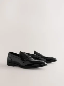 Noir - Mocassins vernis