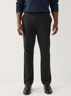 Noir - Moulant - N. Premium Smart Coton TENCEL™ Chinos en Blend de lyocell avec taille confort