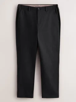 Noir - Moulant - N. Premium Smart Coton TENCEL™ Chinos en Blend de lyocell avec taille confort