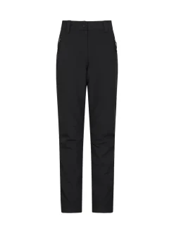 Noir - Mountain Warehouse Arctic II Womens Pantalon court doublé en polaire thermique pour femmes