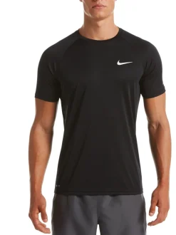Noir - Nike Manches courtes Hydroguard Sun Safe Rash Vest
