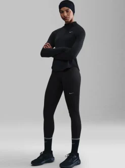 Noir - Nike Tempo taille haute 7/8 Leggings de running