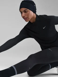 Noir - Nike Tempo taille haute 7/8 Leggings de running