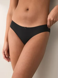 Noir - No VPL Lace Back Briefs 5 Pack