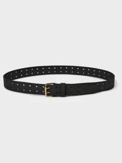 Noir - Osprey London The Neverending Double Cuir Ceinture