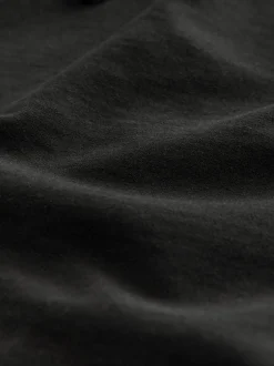 Noir - Ourlets resserrés - Jogging Loopback doux au toucher à poignets