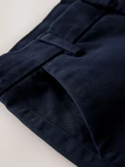 Noir - Pantalon chino extensible (3-17ans)