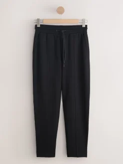 Noir - Pantalon de jogging fuselé en jersey