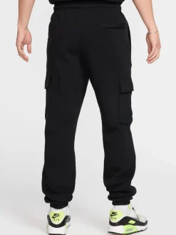 Noir - Pantalon de jogging cargo en polaire Nike Club