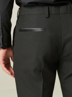 Noir - Pantalon de smoking skinny