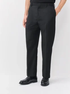 Noir - Pantalon de smoking coupe décontractée