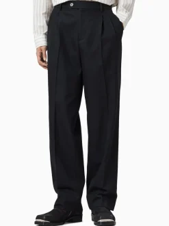 Noir - Pantalon droit AllSaints Tallis