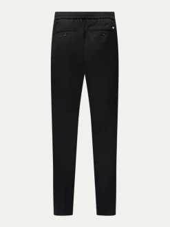 Noir - Pantalon Peckham Rye en flanelle à cordon de serrage