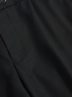 Noir - Pantalon Peckham Rye en flanelle à cordon de serrage