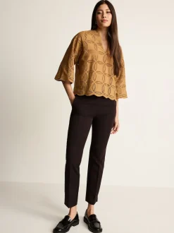 Noir - Pantalon slim ajusté