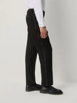 Noir - Pantalons Coupe ajustée sequin de costume