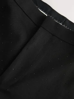 Noir - Pantalons Coupe ajustée sequin de costume