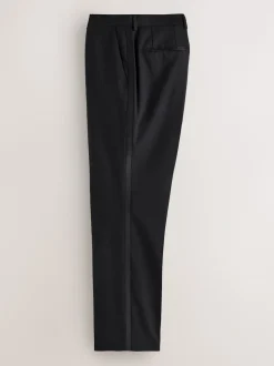 Noir - Pantalons de costume Nova Fides Signature Coupe classique 100% laine italienne