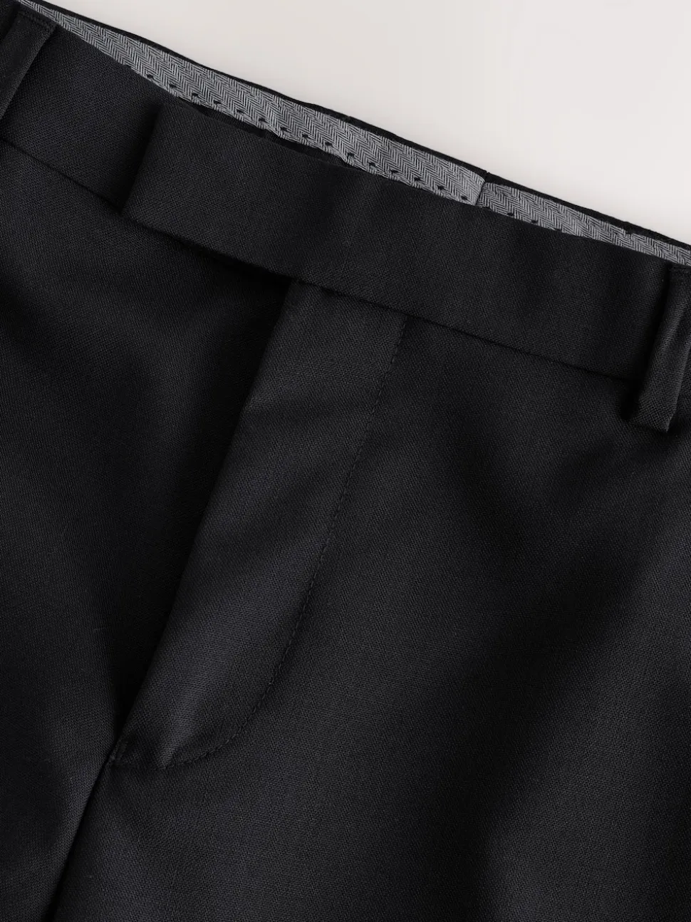 Noir - Pantalons de costume Nova Fides Signature Coupe classique 100% laine italienne