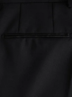 Noir - Pantalons de costume Nova Fides Signature Coupe classique 100% laine italienne