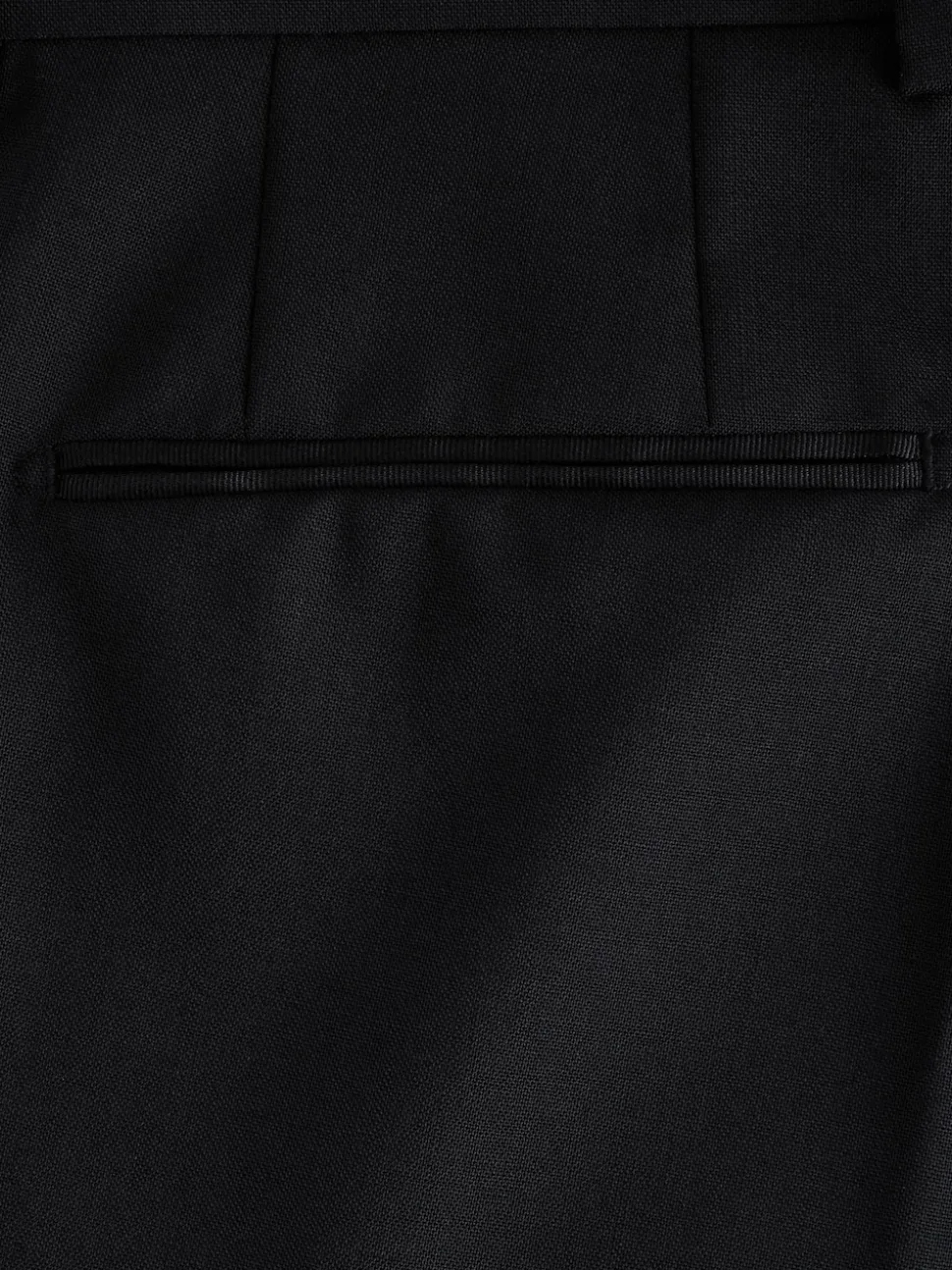 Noir - Pantalons de costume Nova Fides Signature Coupe classique 100% laine italienne