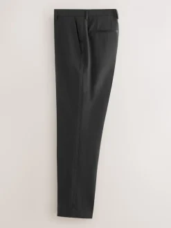 Noir - Pantalons de costume coupe ajustée Signature Nova Fides 100% laine italienne
