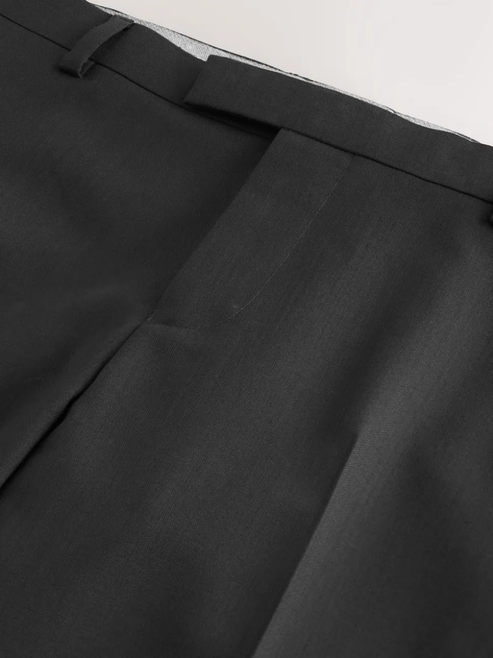 Noir - Pantalons de costume coupe ajustée Signature Nova Fides 100% laine italienne