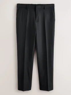 Noir - Pantalons de costume ajusté aux muscles Motionflex extensible