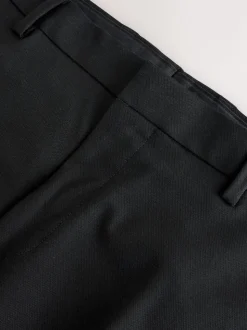 Noir - Pantalons de costume ajusté aux muscles Motionflex extensible