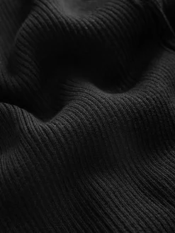 Noir - Pantalons de maternité en maille