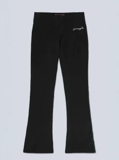 Noir - Pantalons Pineapple coupe ajustée en jersey