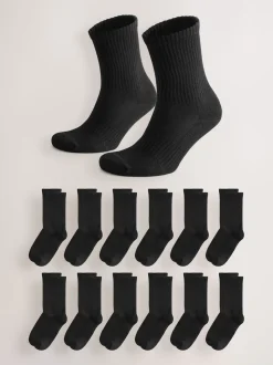 Noir - Paquet de chaussettes de sport essentielles 12