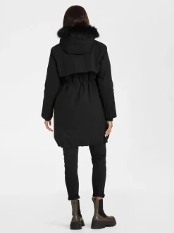 Noir - Parka de Grossesse et de portage Seraphine Premium Sub-Zero rembourrée en duvet 3en1