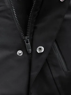 Noir - Parka imperméable (3-17ans)
