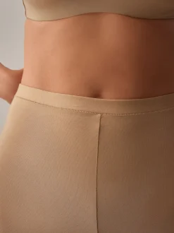 Noir / Pastel Rose Nude - Short anti-chafe en coton mélangé 2 Pack