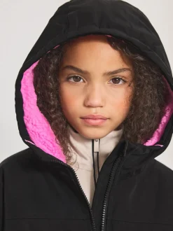 Noir - Peignoir à langer imperméable (3-16ans)