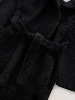 Noir - Peignoirs en laine polaire (1.5-16ans)